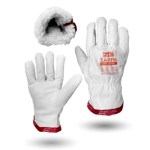 Luva Pele forrada frio